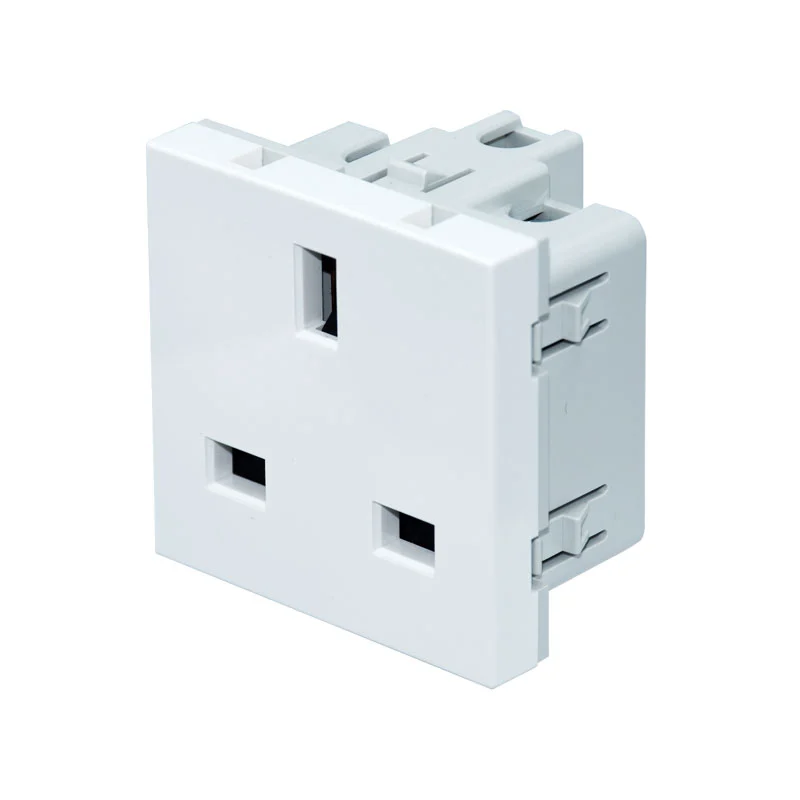 British Standard Double Pole Socket Function Module