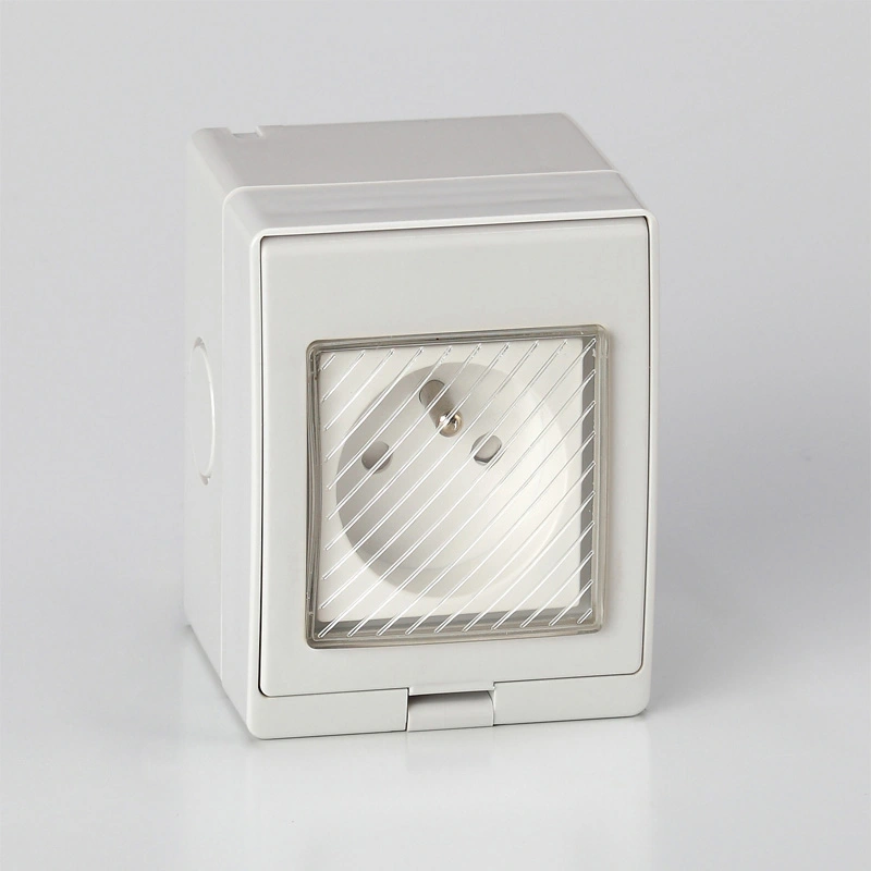 IP55 Series Waterproof French Standard Type Wall Switch and Socket