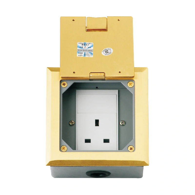 Upward Clamshell Multi-Function Floor Socket 3 Module Capacity